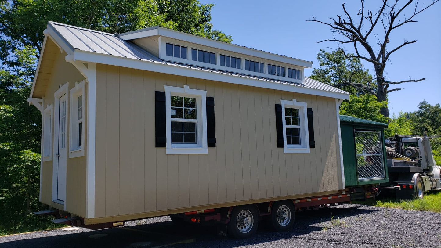 Tiny House Shell Built in 2022 and modified throughout 2023 and 2024, this well insulated 12x20 shed can be finished to be a tiny house, guest cottage, stand alone office or other useful space.