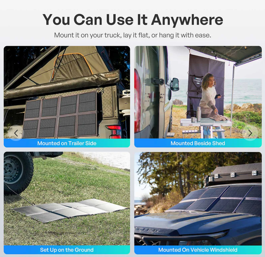 Renogy 400W N-Type Portable Solar Panel Blanket
